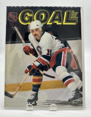 Vintage NHL Goal Magazine Bryan Trottier Cover